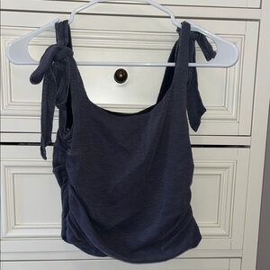 Free People cinched-side tie strap tank